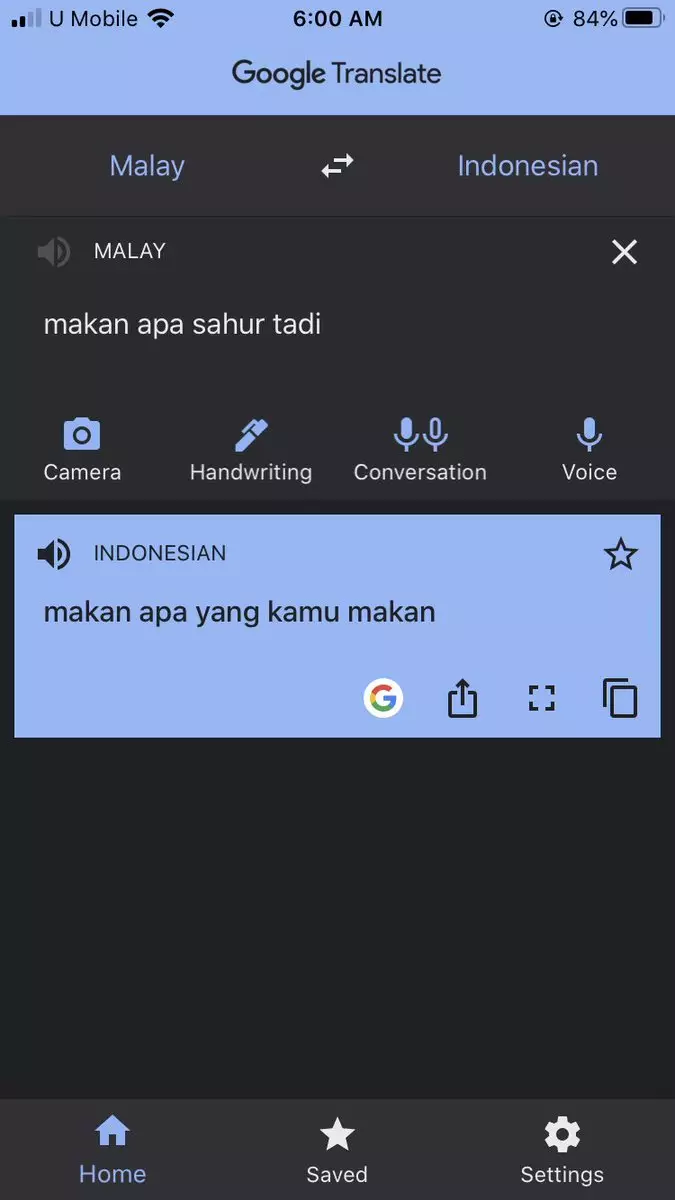Terjemahan Malaysia Indonesia twitter