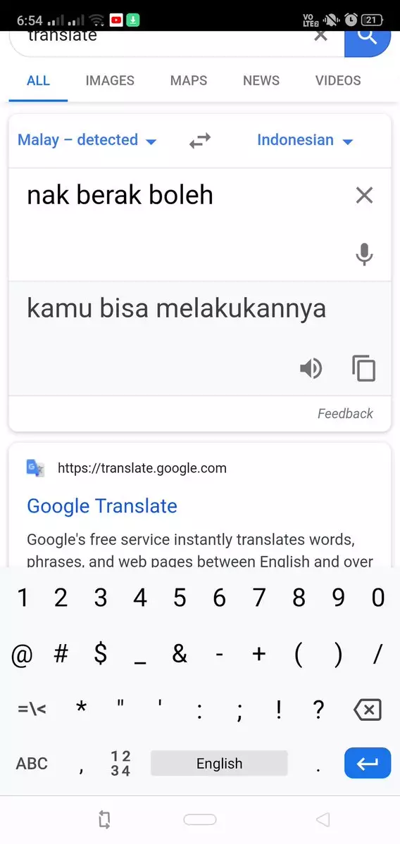 Terjemahan Malaysia Indonesia twitter