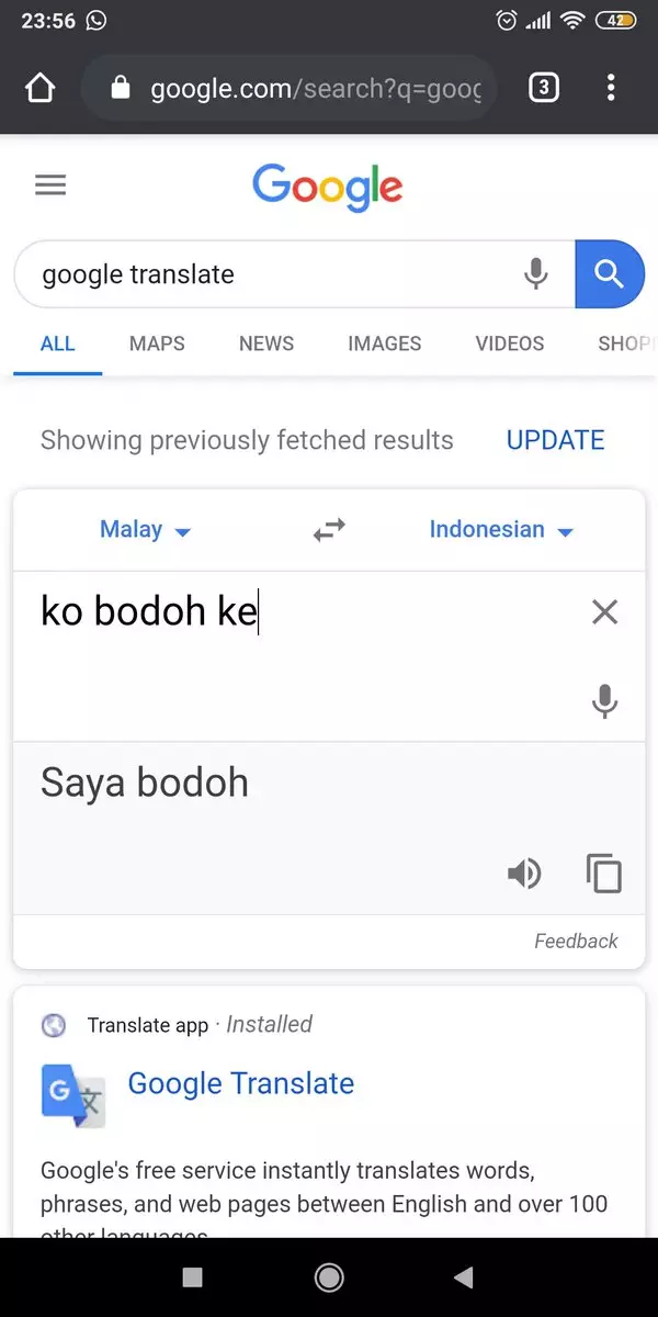 Terjemahan Malaysia Indonesia twitter