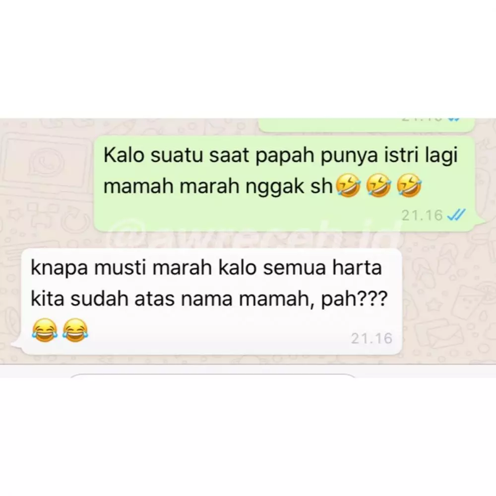 chat lucu nggak perlu ditanya © 2020 instagram.com chat lucu nggak perlu ditanya © 2020 instagram.com