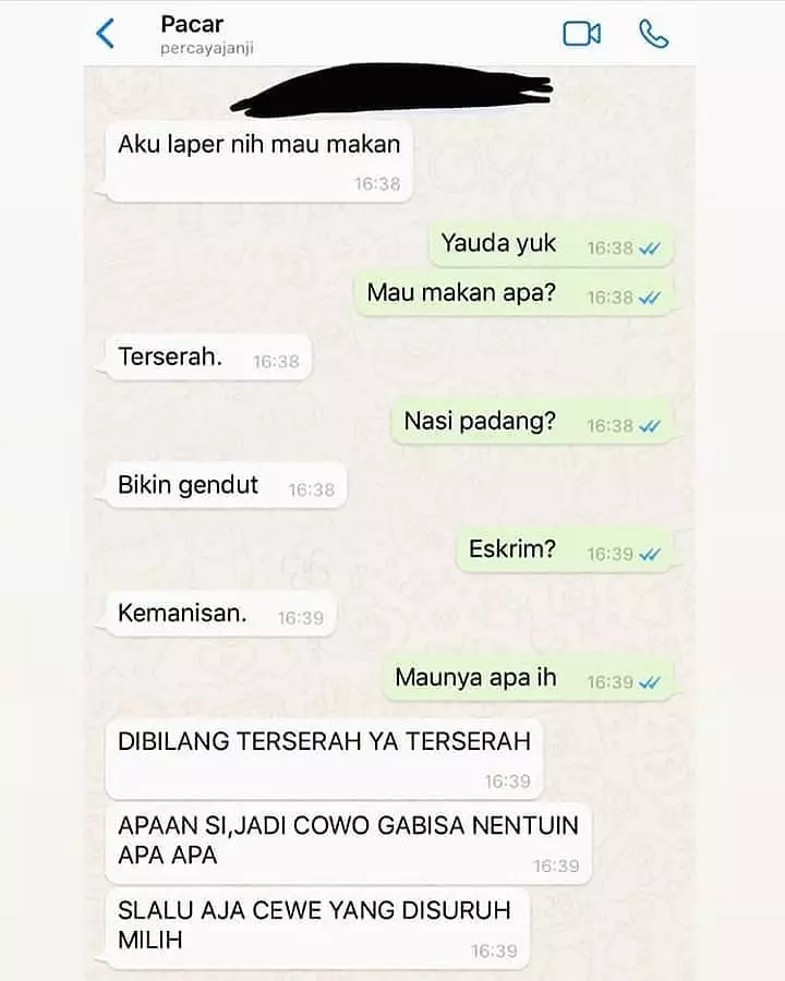 chat lucu nggak perlu ditanya © 2020 instagram.com chat lucu nggak perlu ditanya © 2020 instagram.com