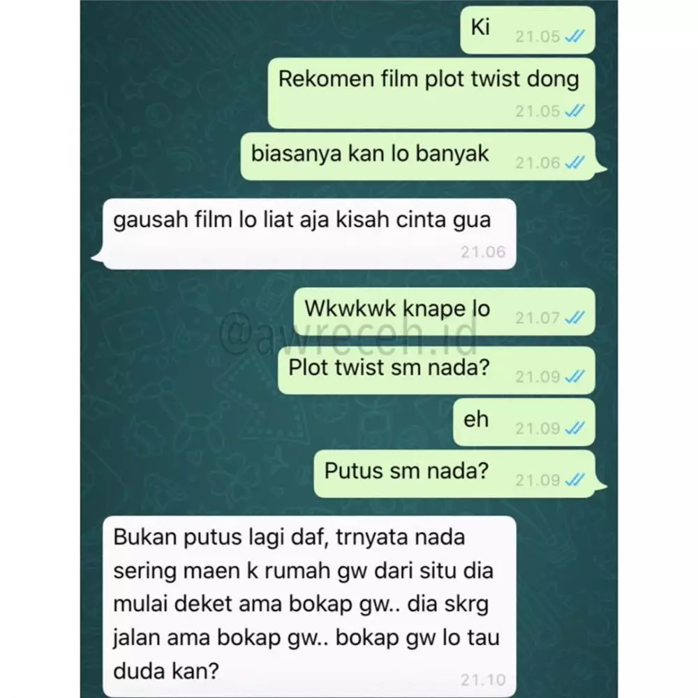 chat lucu nggak perlu ditanya © 2020 instagram.com chat lucu nggak perlu ditanya © 2020 instagram.com