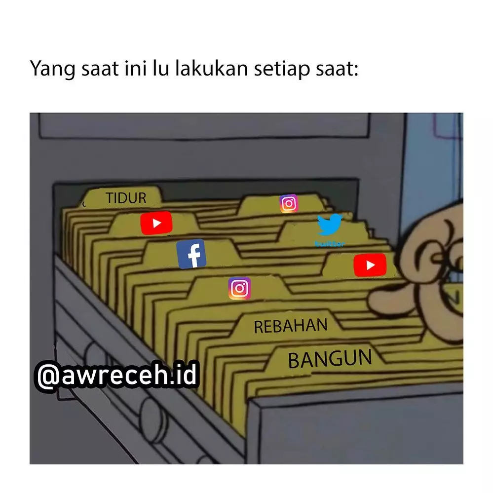 meme lucu hal sering terjadi © 2020 instagram.com