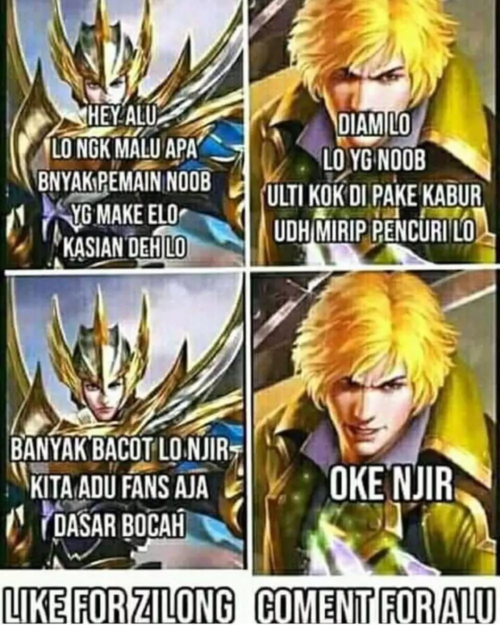 meme player noob berbagai sumber