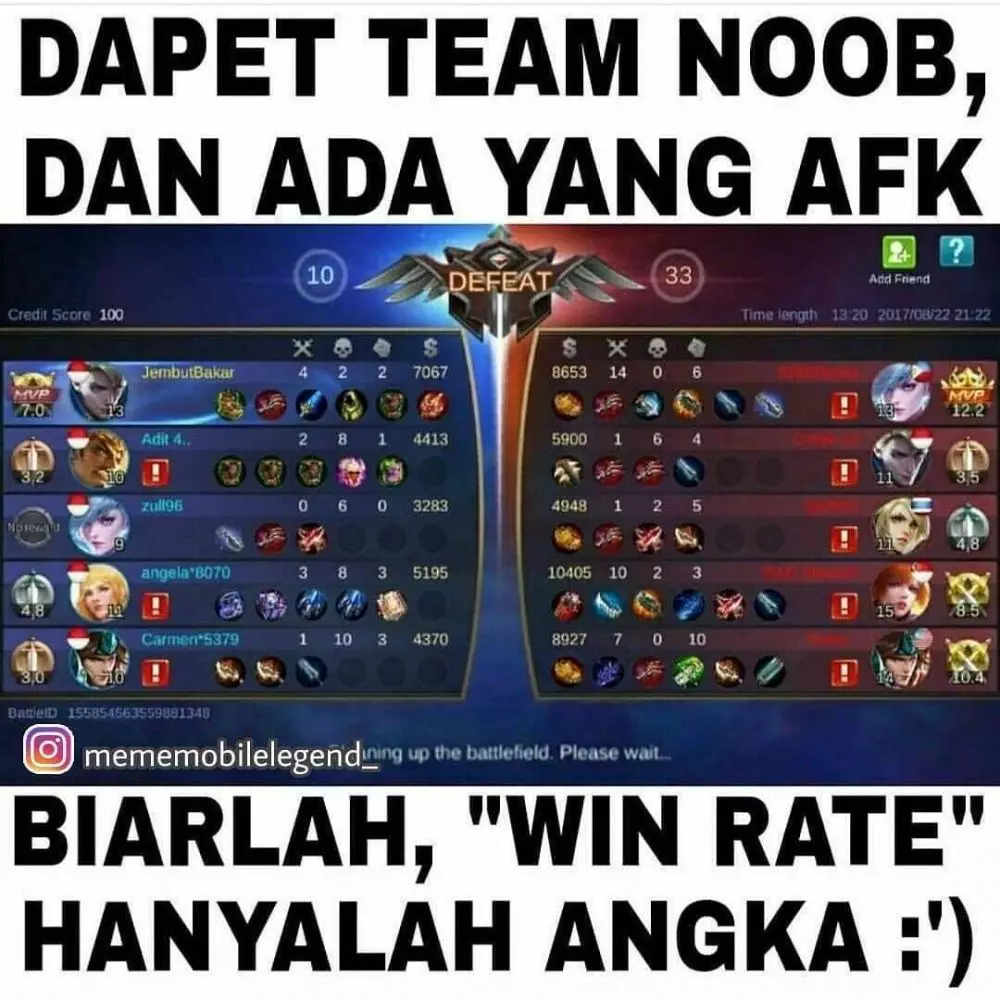meme player noob berbagai sumber