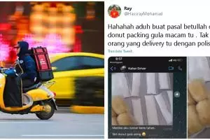 Bawa serbuk putih dikira sabu, kurir makanan ditangkap polisi