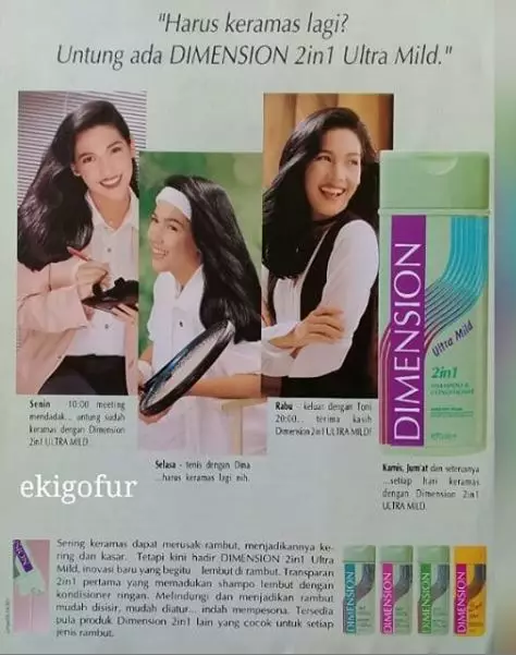 Penampakan iklan shampo jadul Instagram