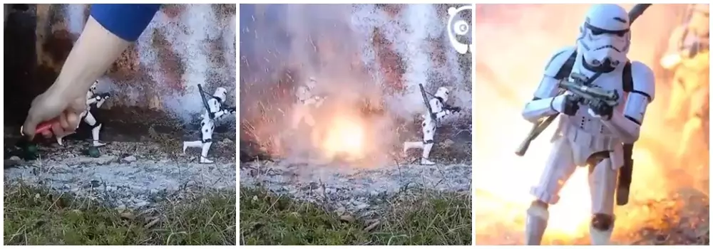 Di balik jepretan action figure Facebook/Bored Panda Art