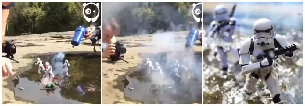 Di balik jepretan action figure Facebook/Bored Panda Art