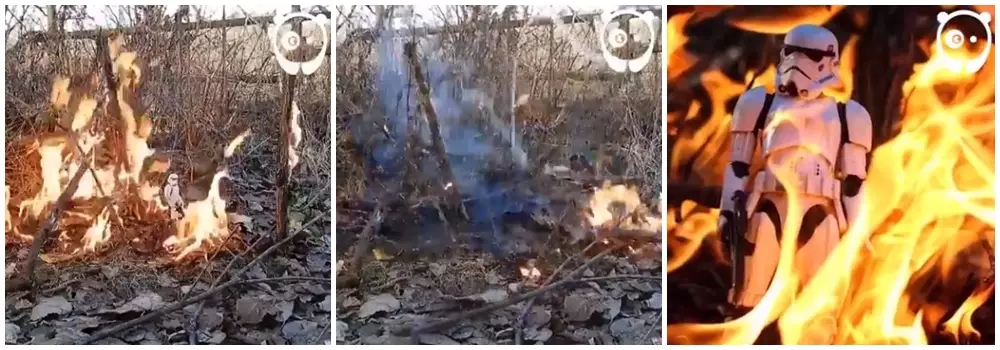 Di balik jepretan action figure Facebook/Bored Panda Art