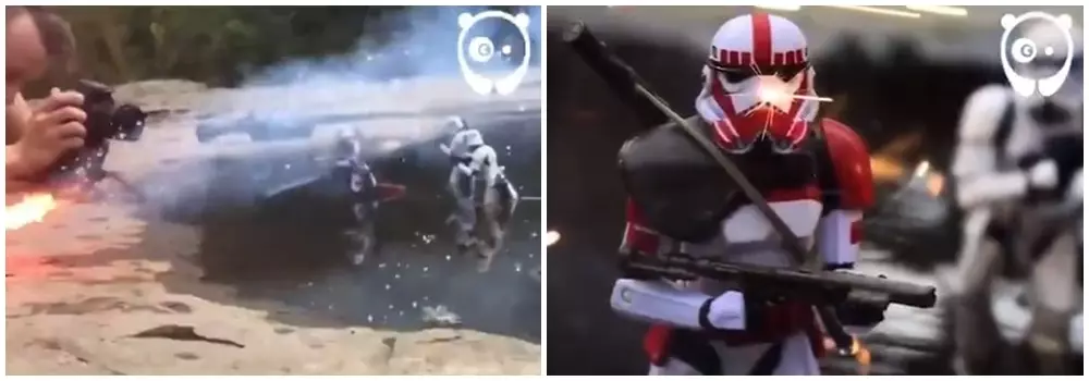 Di balik jepretan action figure Facebook/Bored Panda Art