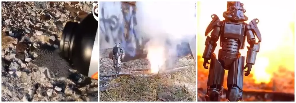 Di balik jepretan action figure Facebook/Bored Panda Art