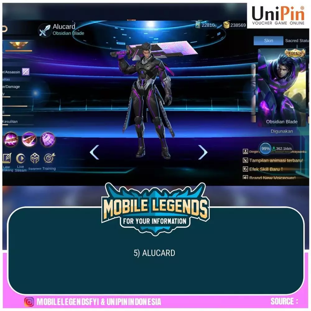 hero fighter ML Instagram