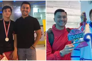 10 Potret Anjasmara dan putra gantengnya, bak fotokopi