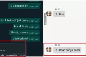 10 Chat lucu modusin pacar orang, endingnya bikin nyesek