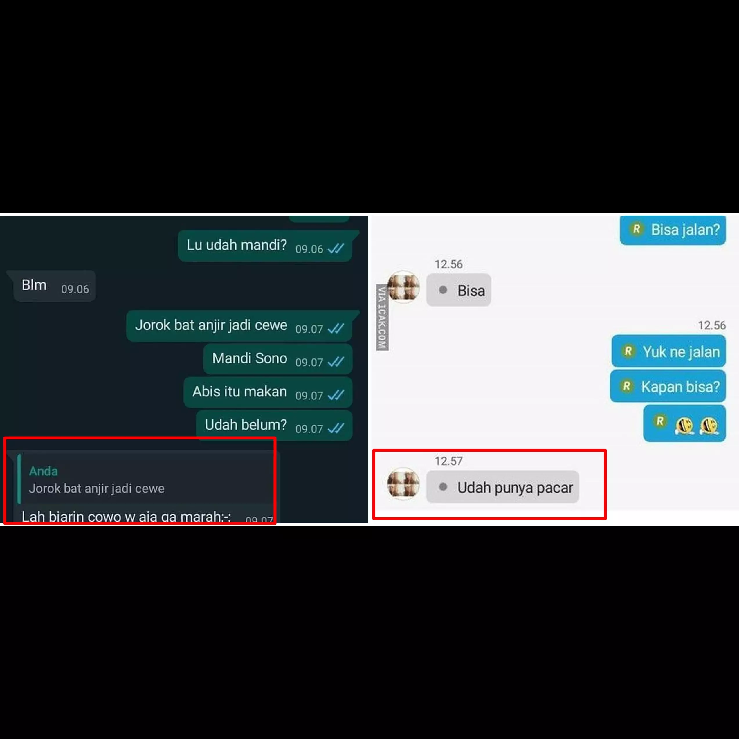 10 Chat lucu modusin pacar orang, endingnya bikin nyesek