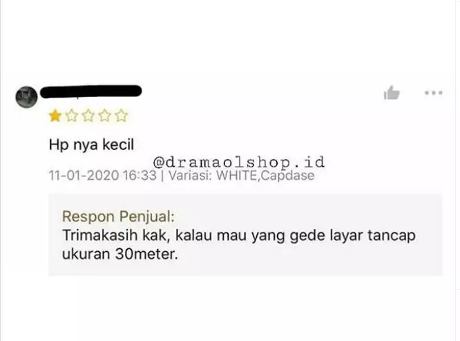 balasan penjual olshop © 2020 brilio.net