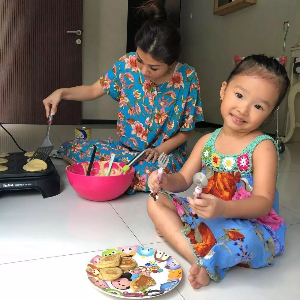 anak seleb pakai daster © 2020 brilio.net