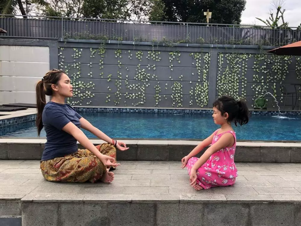 anak seleb pakai daster © 2020 brilio.net