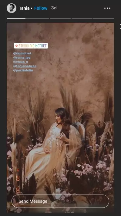 Gaya pemotretan maternity Tania Nadira © 2020 brilio.net Gaya pemotretan maternity Tania Nadira © 2020 brilio.net