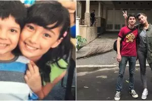 7 Potret kedekatan Tatjana Saphira & Endy Arfian, bak kakak beradik
