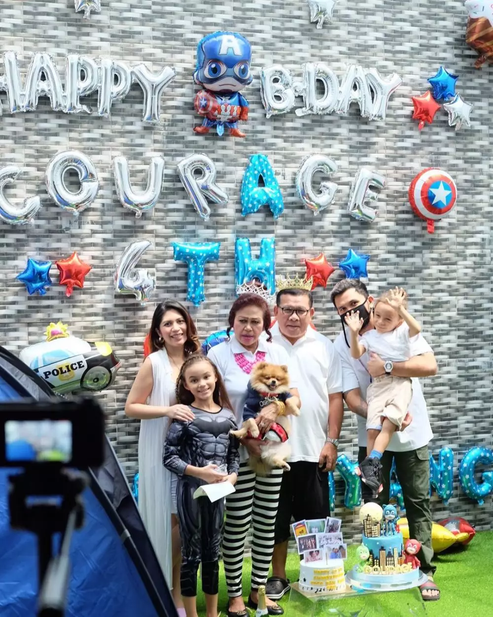 momen perayaan ulang tahun anak Melaney instagram momen perayaan ulang tahun anak Melaney instagram