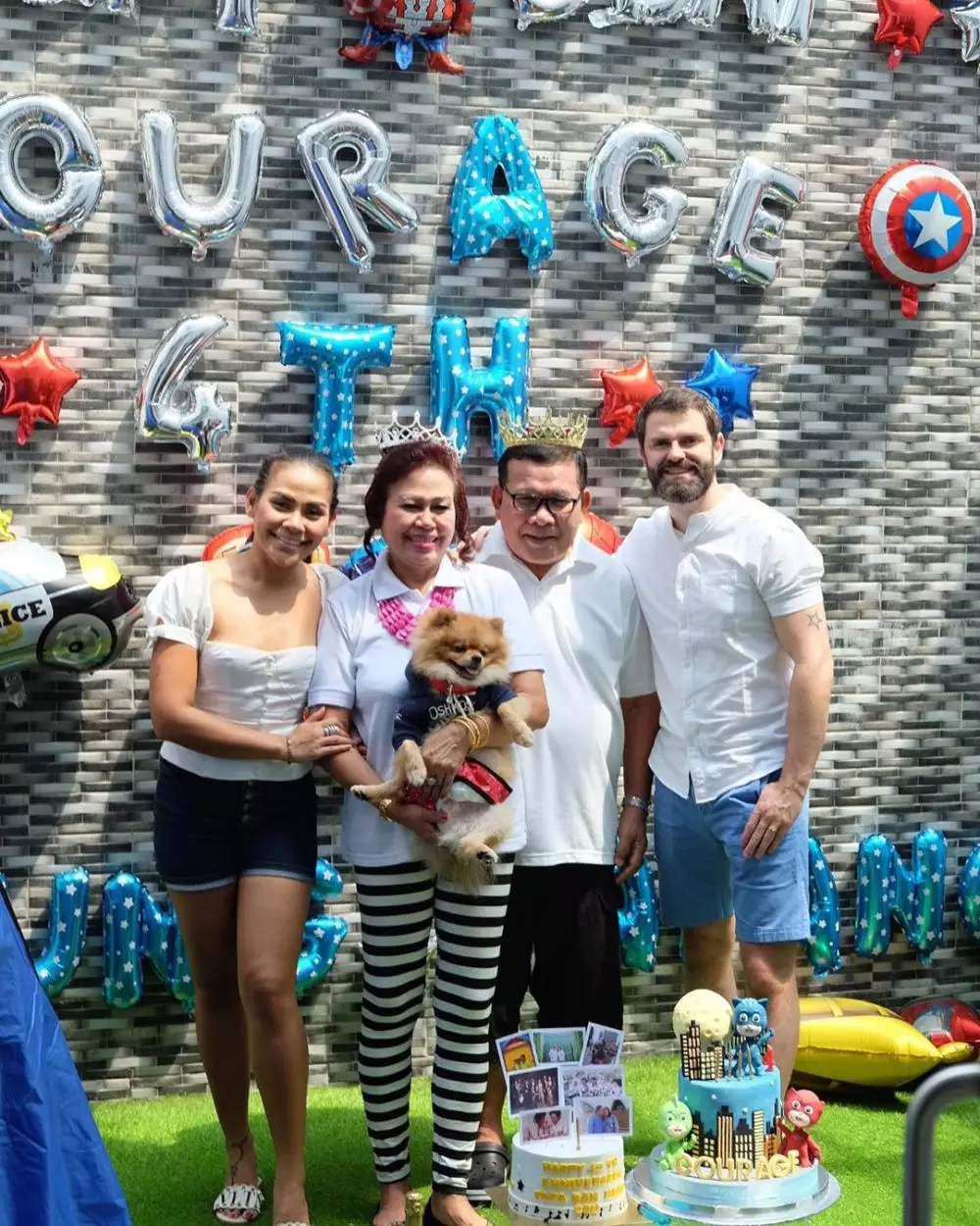 momen perayaan ulang tahun anak Melaney instagram momen perayaan ulang tahun anak Melaney instagram