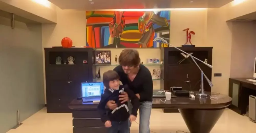 Momen menggemaskan AbBram © 2020 brilio.net