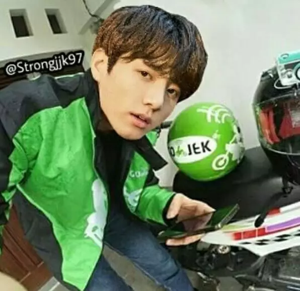 idol K-Pop jadi driver ojol Instagram idol K-Pop jadi driver ojol Instagram