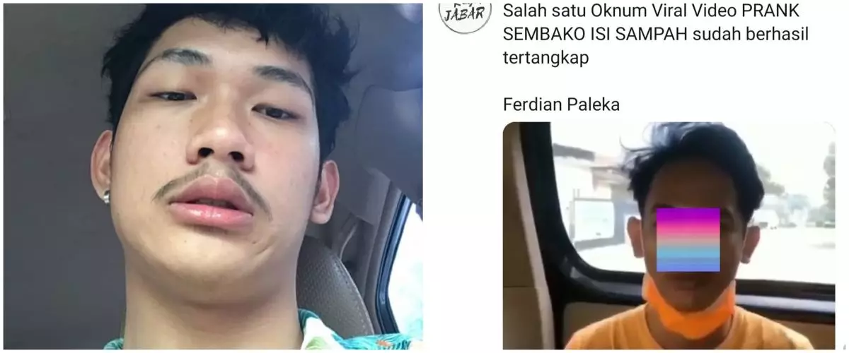 Teman Ferdian Paleka pemberi sembako isi sampah ditangkap polisi