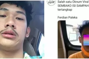 Teman Ferdian Paleka pemberi sembako isi sampah ditangkap polisi