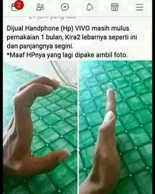 barang di jual di Facebook bikin nggak beli © 2020 instagram.com barang di jual di Facebook bikin nggak beli © 2020 instagram.com