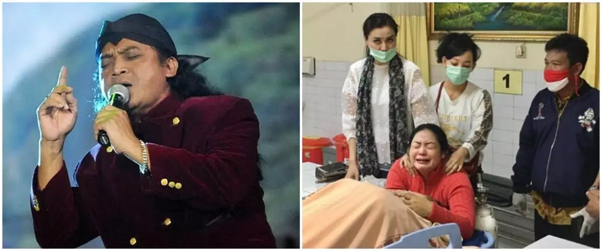 5 Potret ketegaran Yan Vellia usai Didi Kempot meninggal, haru