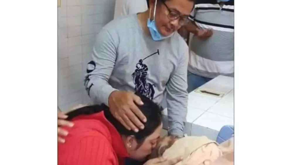 Momen kesedihan istri Didi Kempot Istimewa