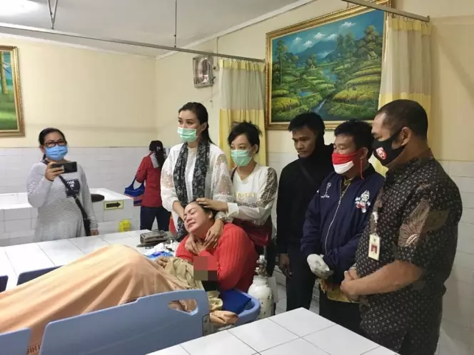 Momen kesedihan istri Didi Kempot Istimewa