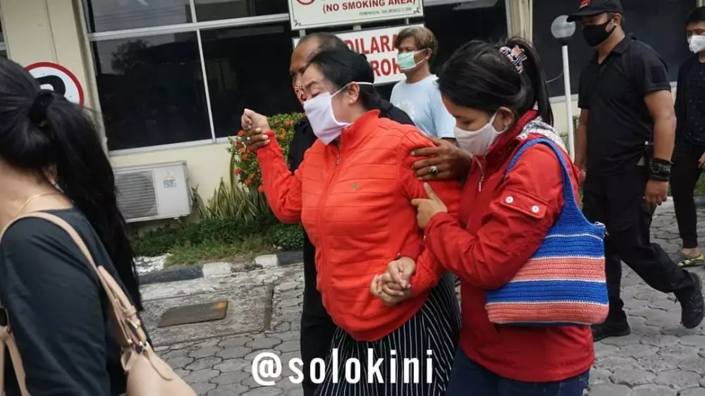 Momen kesedihan istri Didi Kempot Istimewa