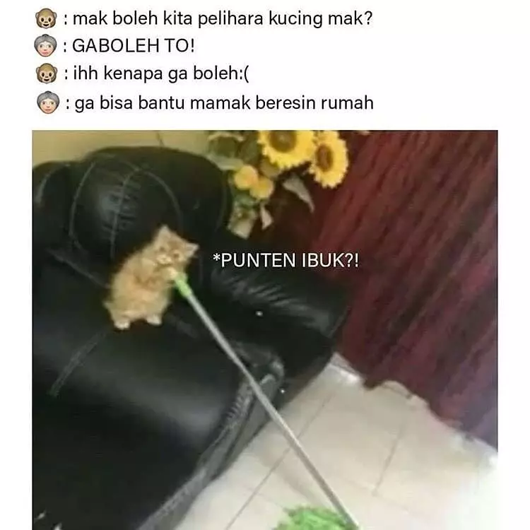 meme lucu obrolan sama emak © 2020 instagram.com