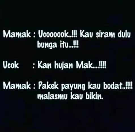 meme lucu obrolan sama emak © 2020 instagram.com