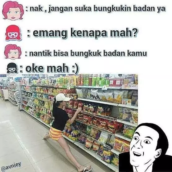 meme lucu obrolan sama emak © 2020 instagram.com