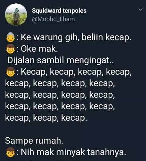 meme lucu obrolan sama emak © 2020 instagram.com