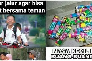 10 Meme kebiasaan masa kecil, cuma dipahami anak-anak