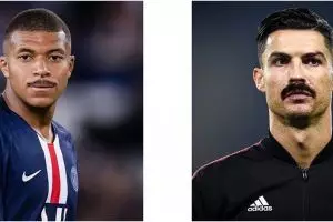 6 Editan foto pemain bola top Eropa berkumis, makin macho