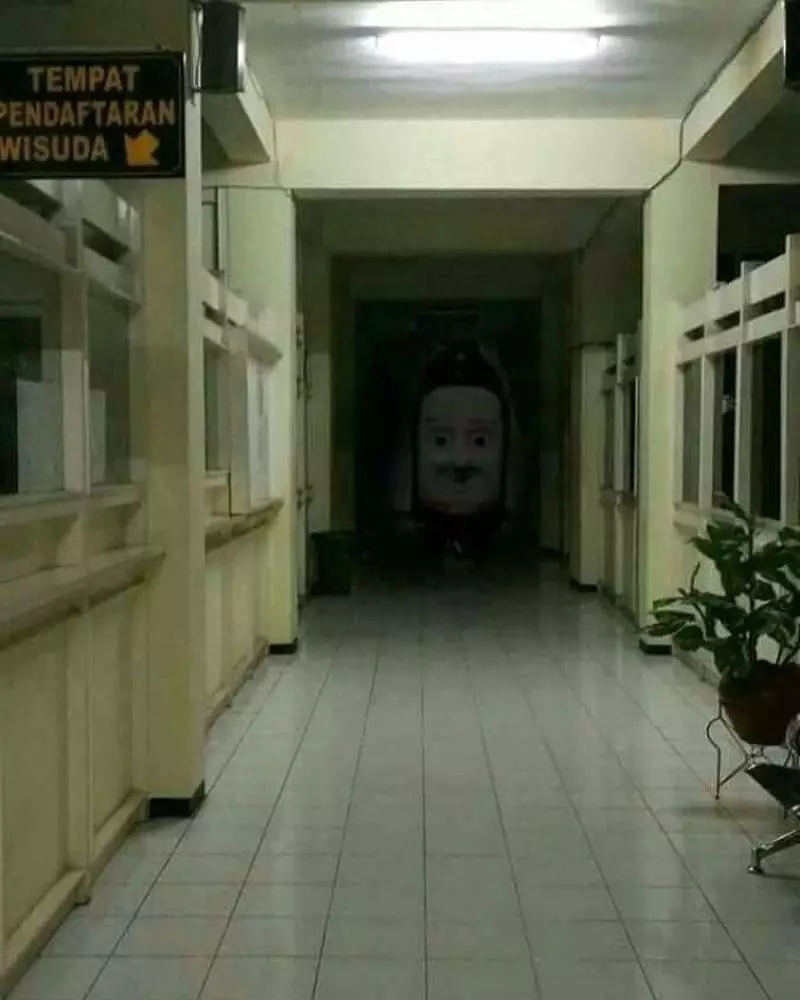 potret mirip hantu gagal merinding © 2020 instagram.com