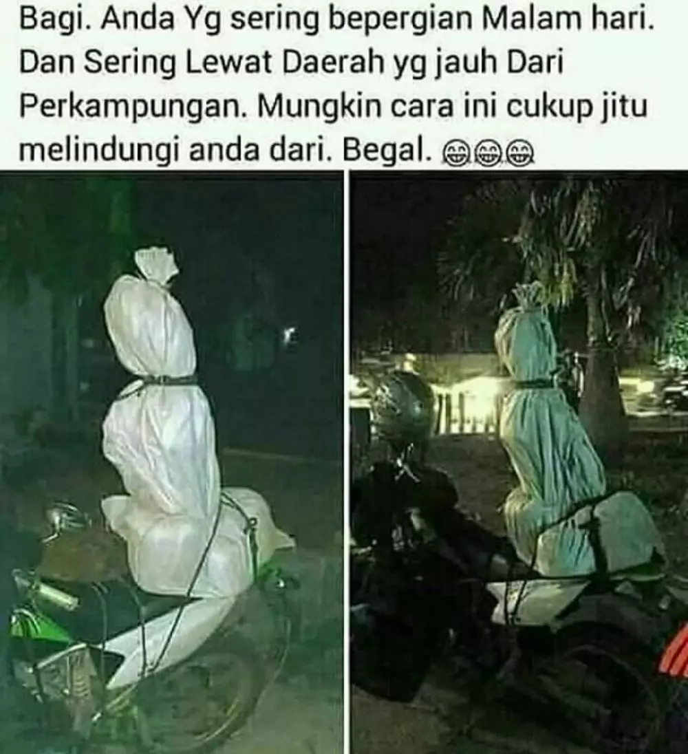 potret mirip hantu gagal merinding © 2020 instagram.com