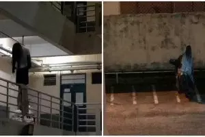 10 Potret mirip hantu ini endingnya bikin gagal merinding