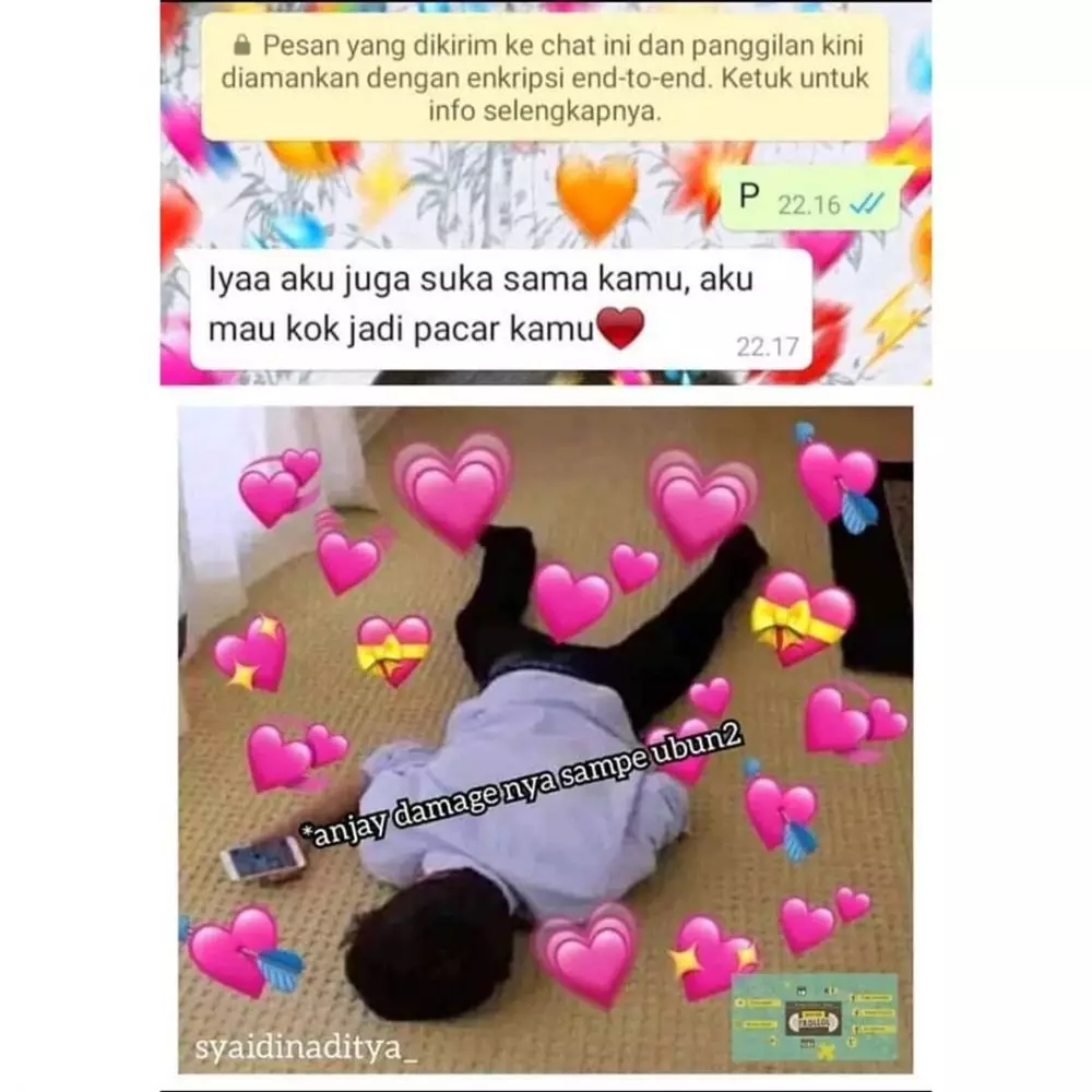 chat lucu bikin gebetan salting © 2020 instagram.com