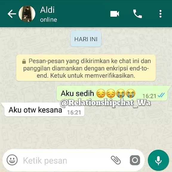 chat lucu bikin gebetan salting © 2020 instagram.com