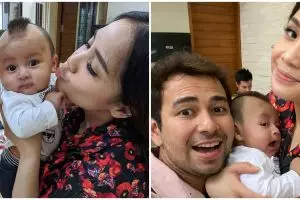 10 Momen Nagita Slavina momong baby Kiano, penuh kasih sayang