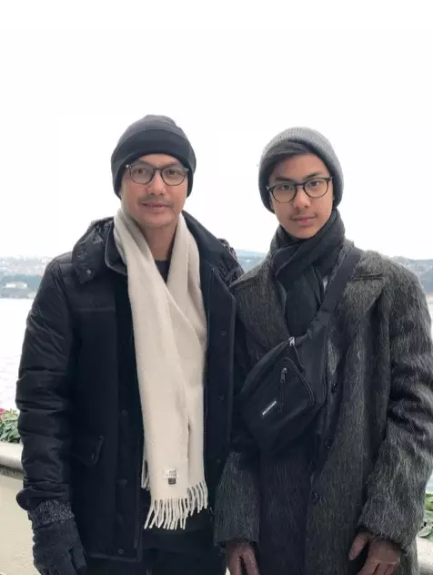 Gunawan dan putra sulungnya © 2020 brilio.net