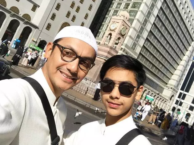 Gunawan dan putra sulungnya © 2020 brilio.net